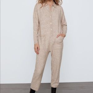 ZARA Special Edition wool blend jumpsuit